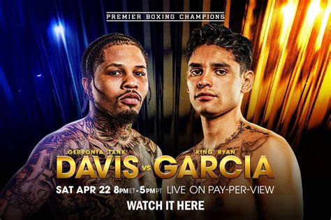 ryan garcia vs tank davis pay per view